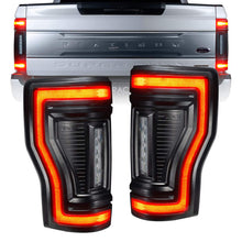 Load image into Gallery viewer, ORACLE Lighting Tail Lights Oracle Lighting 17-22 Ford F-250/350 (Black Series) Flush Mount LED Tail Lights SEE WARRANTY