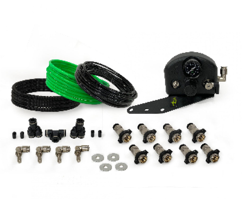 4 Tire Inflation System Ford Raptor Engine Bay W/Engine Mount With Box, Fittings, Hoses and Storage Bag Black UP Down Air