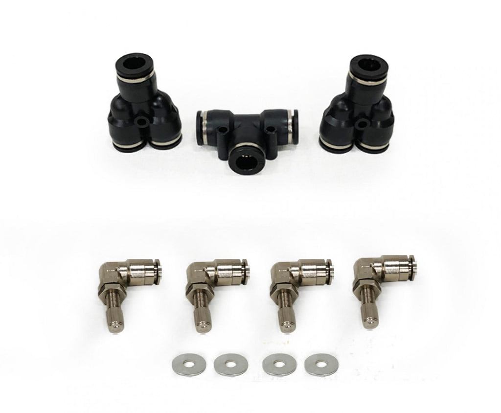 4 Tire Inflation System Ford Raptor Engine Bay W/Engine Mount With Box, Fittings, Hoses and Storage Bag Black UP Down Air