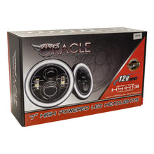 Load image into Gallery viewer, ORACLE Lighting Headlights Oracle 7in High Powered LED Headlights - Black Bezel - Dynamic - Dynamic SEE WARRANTY