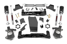 Load image into Gallery viewer, 6.0 Inch GM Suspension Lift Kit w/N3 Struts and N3 Shocks 14-18 1500 PU 4WD Cast Steel Rough Country