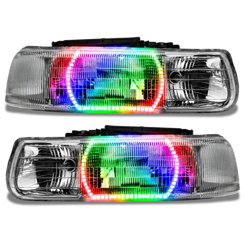 ORACLE Lighting Headlights Oracle 00-06 Chevy Tahoe/GMC Yukon SMD HL - ColorSHIFT w/ BC1 Controller