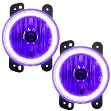 Load image into Gallery viewer, ORACLE Lighting Fog Lights Oracle Lighting 10-15 Jeep Wrangler JK Pre-Assembled LED Halo Fog Lights -UV/Purple SEE WARRANTY