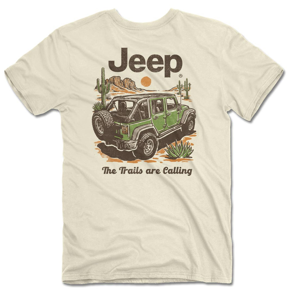 JEDCo T-Shirt Jeep - Trails Are Calling T-Shirt