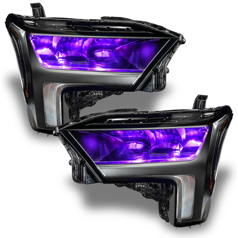 ORACLE Lighting Headlights Oracle 2022+ Toyota Tundra ColorSHIFT RGB Demon Eye Headlight Upgrade Kit