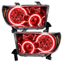 Load image into Gallery viewer, ORACLE Lighting Headlights Oracle 07-11 Toyota Tundra Pre-Assembled Headlights - Black Housing - ColorSHIFT w/ BC1 Controller