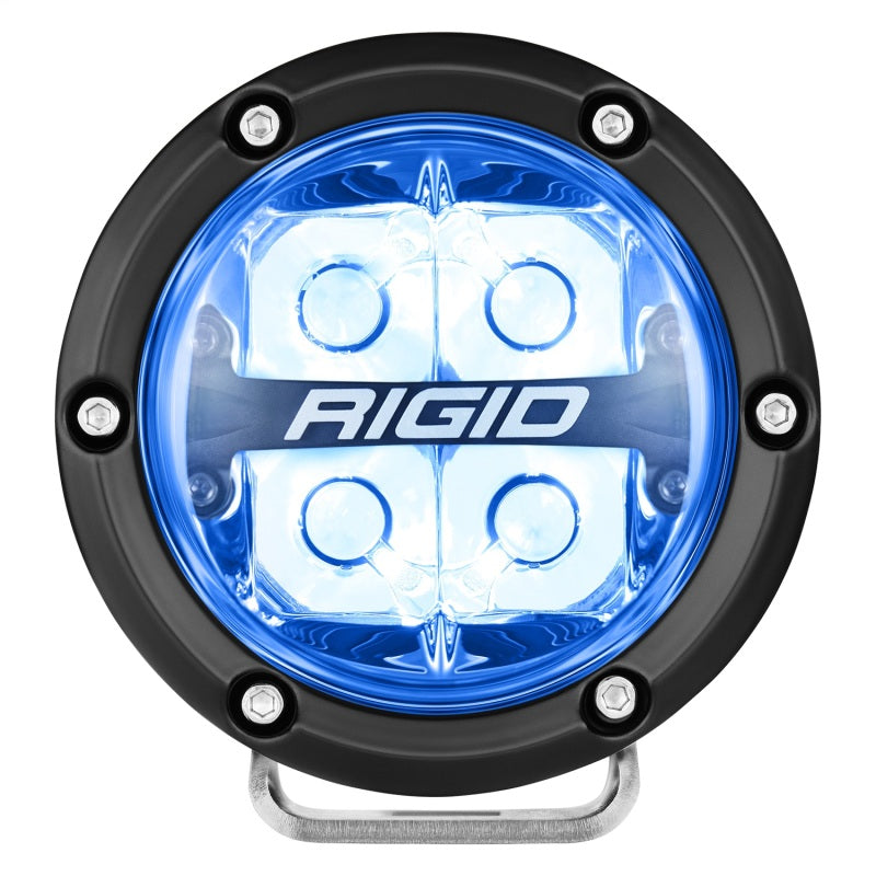 Rigid Industries Light Bars & Cubes Rigid Industries 360-Series 4in LED Off-Road Spot Beam - RGBW (Pair)