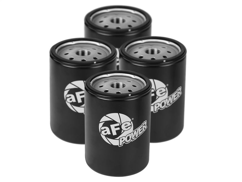 aFe Oil Filters aFe ProGuard D2 Fluid Filters Oil for 01-17 GM Diesel Trucks V8-6.6L (4 Pack)
