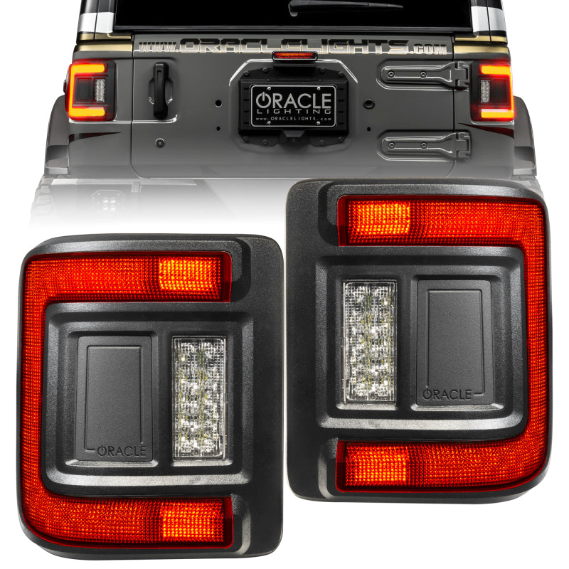ORACLE Lighting Tail Lights Oracle 2018+ Jeep Wrangler Rubicon/Sport LED Flush Mount Tail Light - Tinted