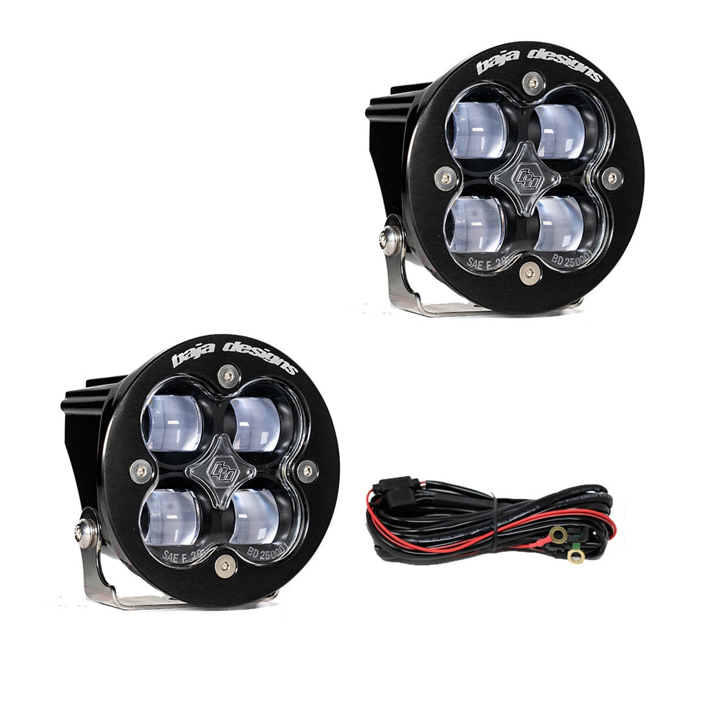 Baja Designs Fog Lights Squadron-R SAE Pair LED Spot Clear Baja Designs - 247802
