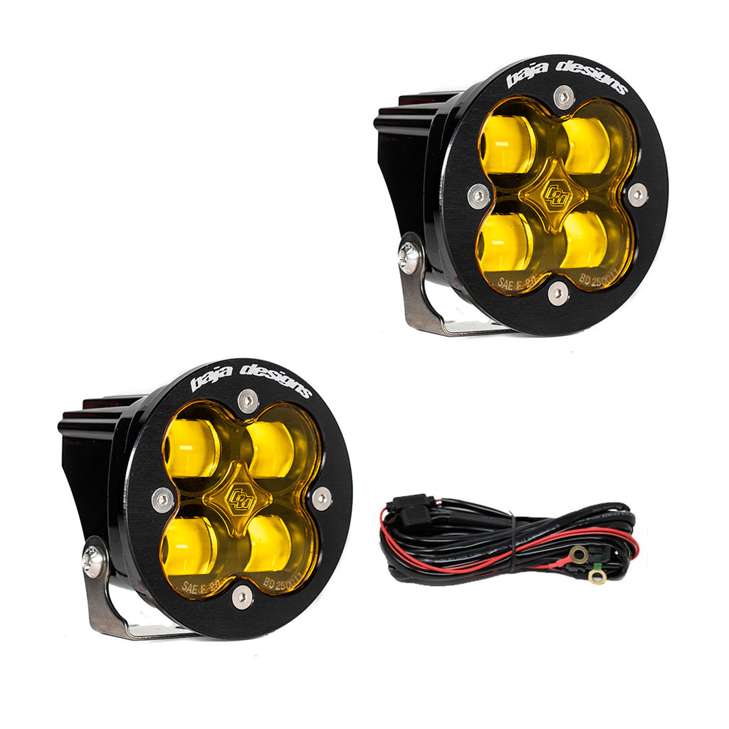Baja Designs Fog Lights Squadron-R SAE Pair LED Spot Amber Baja Designs - 247816