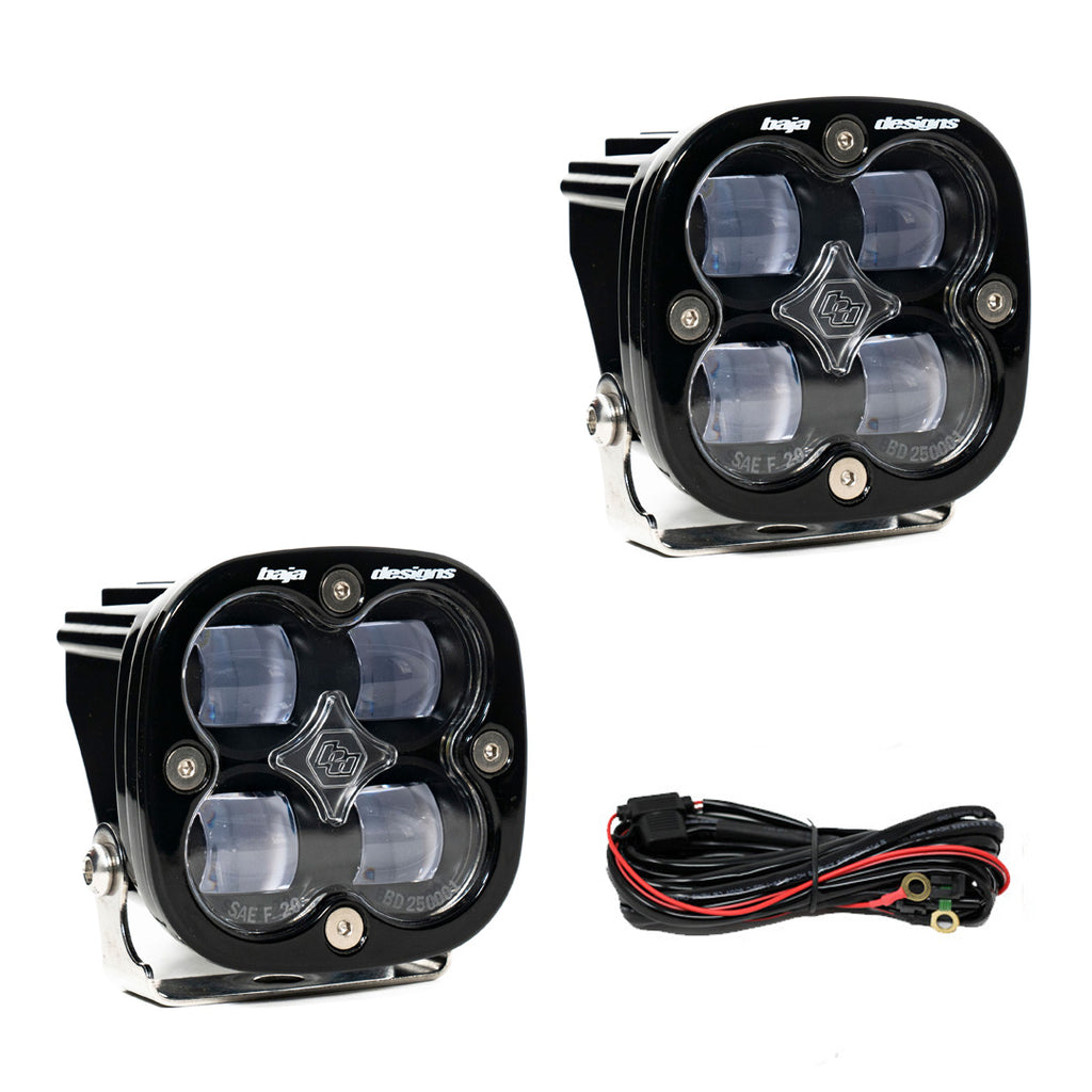 Baja Designs Fog Lights Squadron SAE Pair LED Spot Clear Baja Designs - 257801