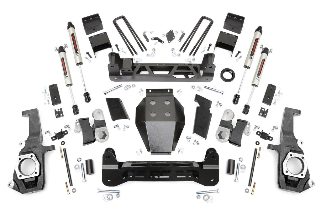 Rough Country Lift Kits 5.0 Inch GM NTD Suspension Lift Kit/V2 (11-19 2500HD/3500HD) Rough Country - 26070