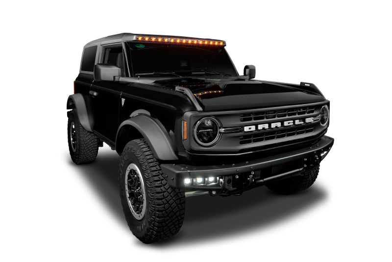 ORACLE Lighting Light Mounts Oracle 2021+ Ford Bronco Integrated Windshield Roof LED Light Bar System SEE WARRANTY