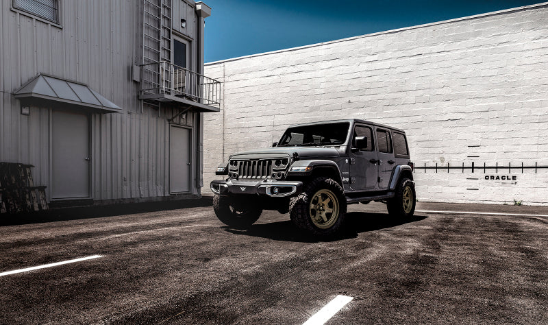 ORACLE Lighting Light Accessories and Wiring Oracle VECTOR Series Full LED Grille - Jeep Wrangler JL/JT - NA SEE WARRANTY