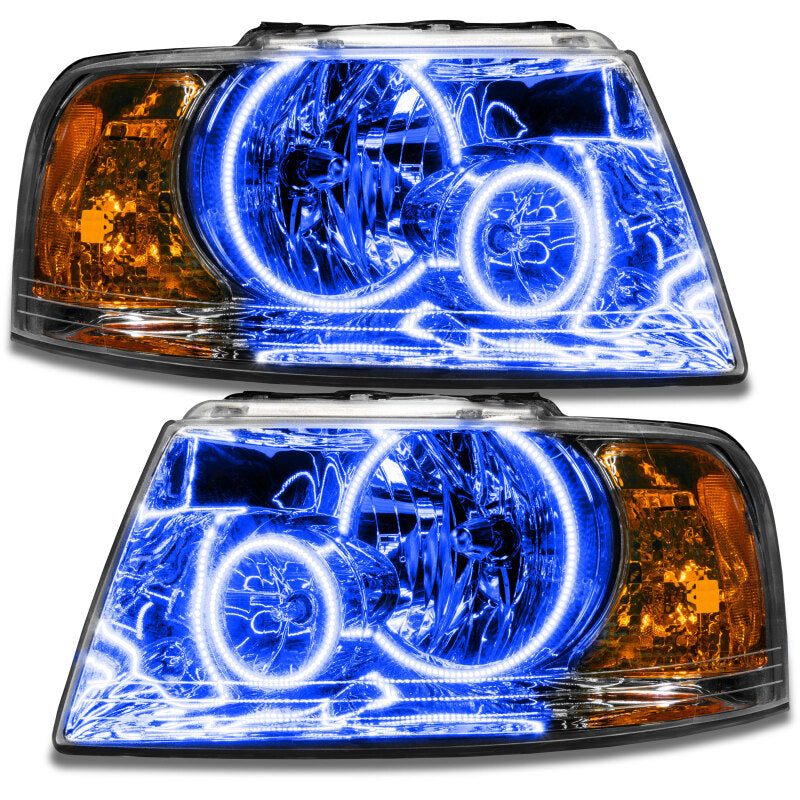ORACLE Lighting Headlights Oracle 03-06 Ford Expedition SMD HL - Chrome - ColorSHIFT SEE WARRANTY