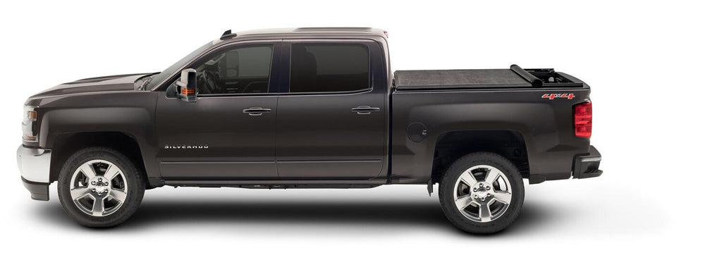 TruXport Tonneau Cover Black 2014-2018 (2019 Legacy/Limited) Silverado/Sierra 1500/2015-2019 2500 HD/3500 HD 8 Foot Bed Truxedo