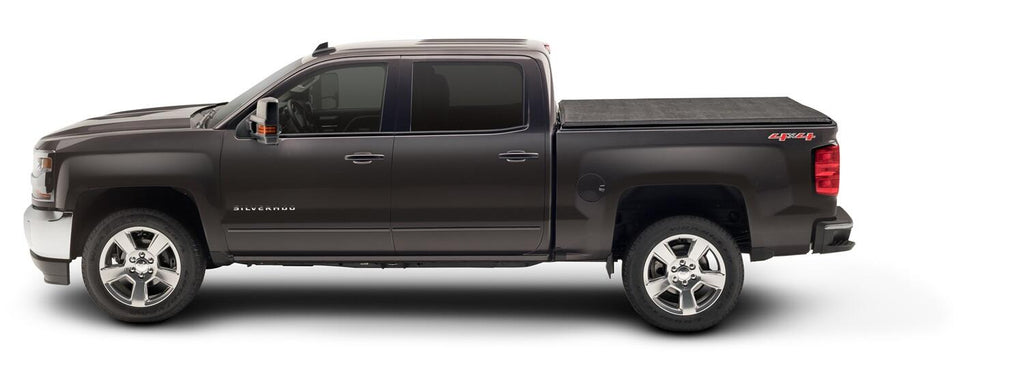 TruXport Tonneau Cover Black 2014-2018 (2019 Legacy/Limited) Silverado/Sierra 1500/2015-2019 2500 HD/3500 HD 8 Foot Bed Truxedo