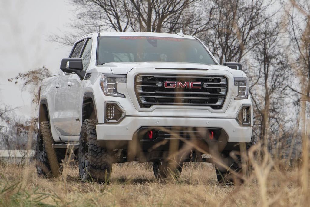 Rough Country Lift Kits 4in GM Suspension Lift Kit Strut Spacers N3 Shocks 19-21 1500 Trailboss/AT4 Diesel PU 4WD Rough Country - 27531D