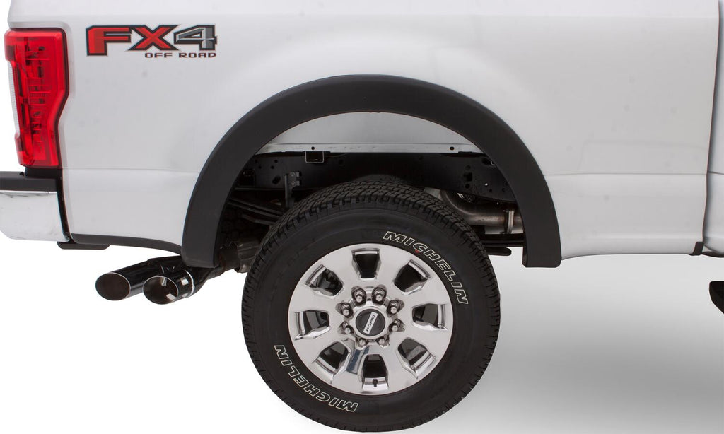 OE Style Fender Flares Black Smooth Finish 4-Piece Set For 1992-1996 Bronco/F-150/F-250/F-350 Husky Liners