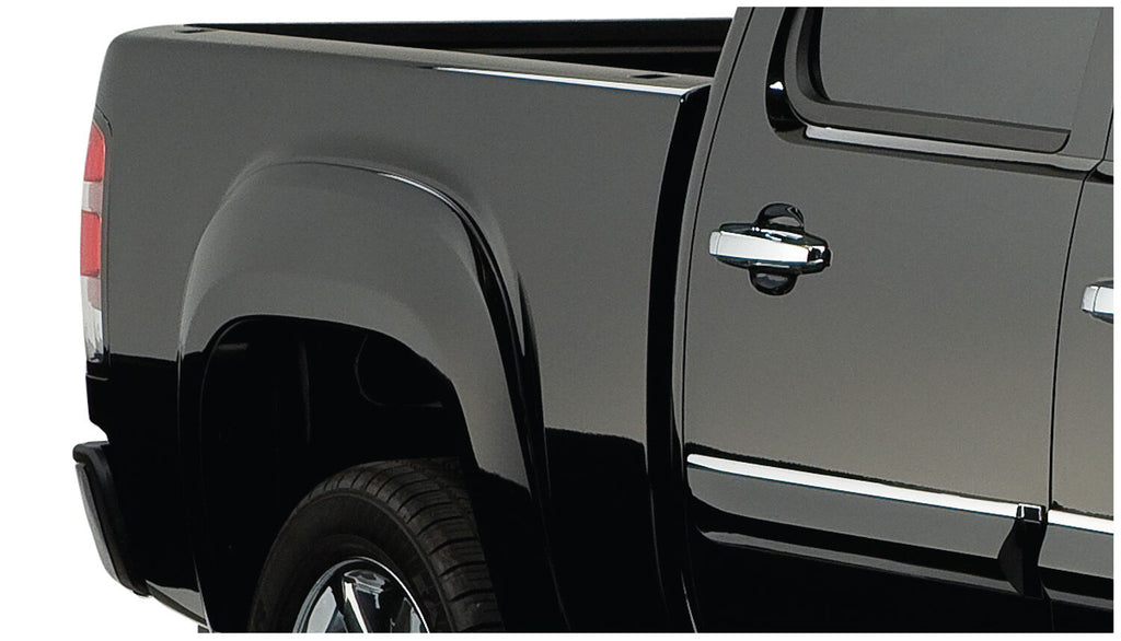 OE Style Fender Flares Black Smooth Finish 4-Piece Set For 2007-2014 Sierra 1500/2500 HD/3500 HD Husky Liners