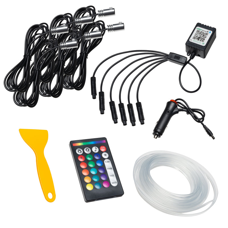 ORACLE Lighting Light Accessories and Wiring Oracle Fiber Optic LED Interior Kit - ColorSHIFT (6PCS) - ColorSHIFT SEE WARRANTY