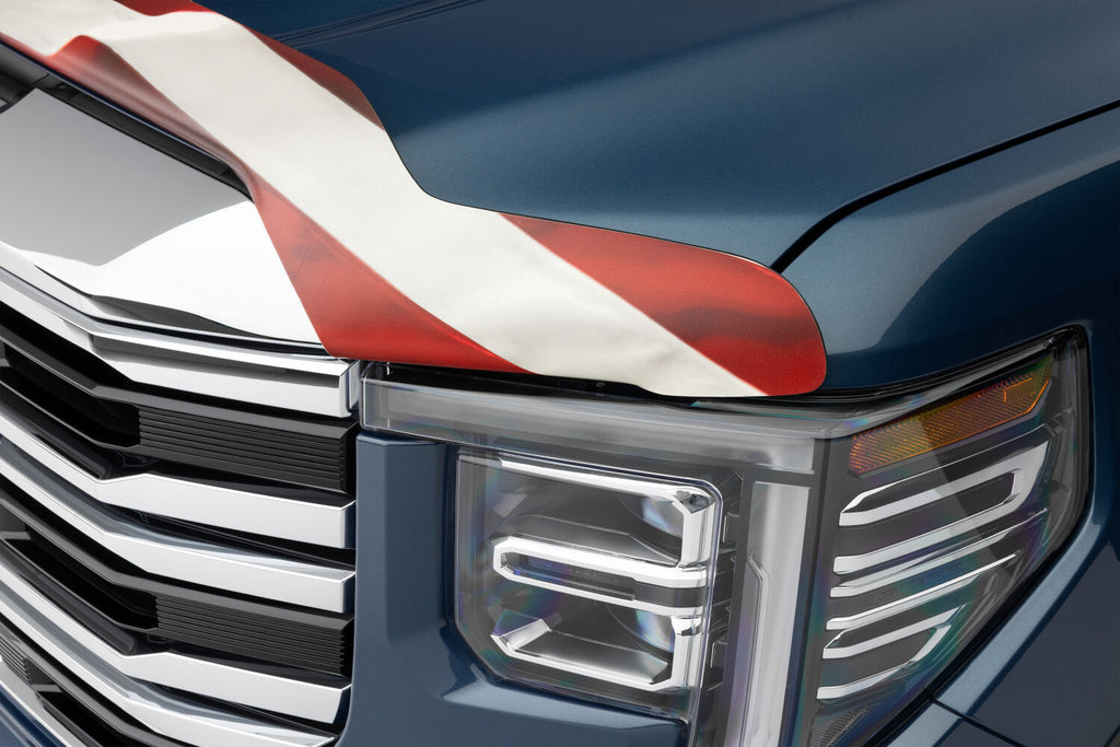 Eagle American Flag Bug Shield For 1999-2007 F-250 Super Duty, F-350 Super Duty, F-450 Super Duty, F-550 Super Duty, Excursion Husky Liners