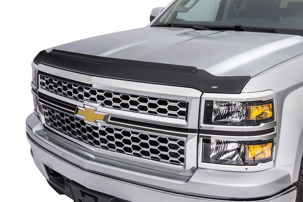 Aeroskin II Hood Protector Matte Black Low Profile For 2011-2014 Sierra 2500 HD/3500 HD Husky Liners