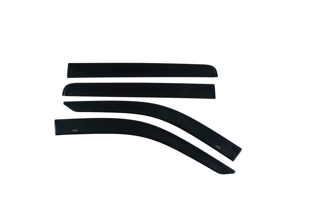 Low Profile Ventvisor Deflector Matte Black In-Channel Mount 4 Piece For 2009-2024 Ram 1500/2500/3500, 1500 Classic, 2500, 3500 Husky Liners