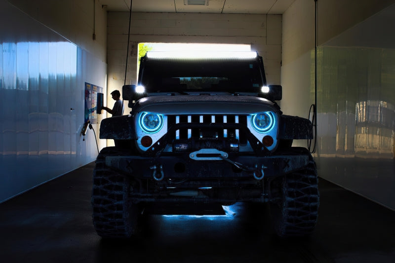 ORACLE Lighting Headlights Oracle 7in High Powered LED Headlights - Black Bezel - Dynamic - Dynamic SEE WARRANTY