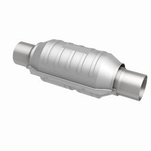 Load image into Gallery viewer, Magnaflow Catalytic Converter Universal MagnaFlow Conv Univ 2in Inlet/Outlet Ctr/Ctr Round 9in Body L x 5.125in W x 13in Overall L 49 State