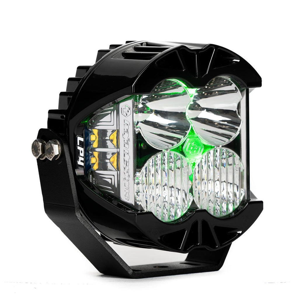 Baja Designs LED Light Pods LP4 Pro LED Auxiliary Light Pod Light Pattern Driving/Combo Green Backlight Baja Designs - 290016