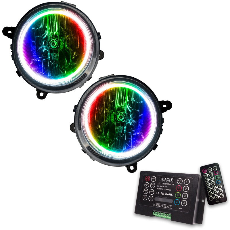 ORACLE Lighting Headlights Oracle 07-10 Jeep Compass SMD HL - ColorSHIFT w/ 2.0 Controller SEE WARRANTY