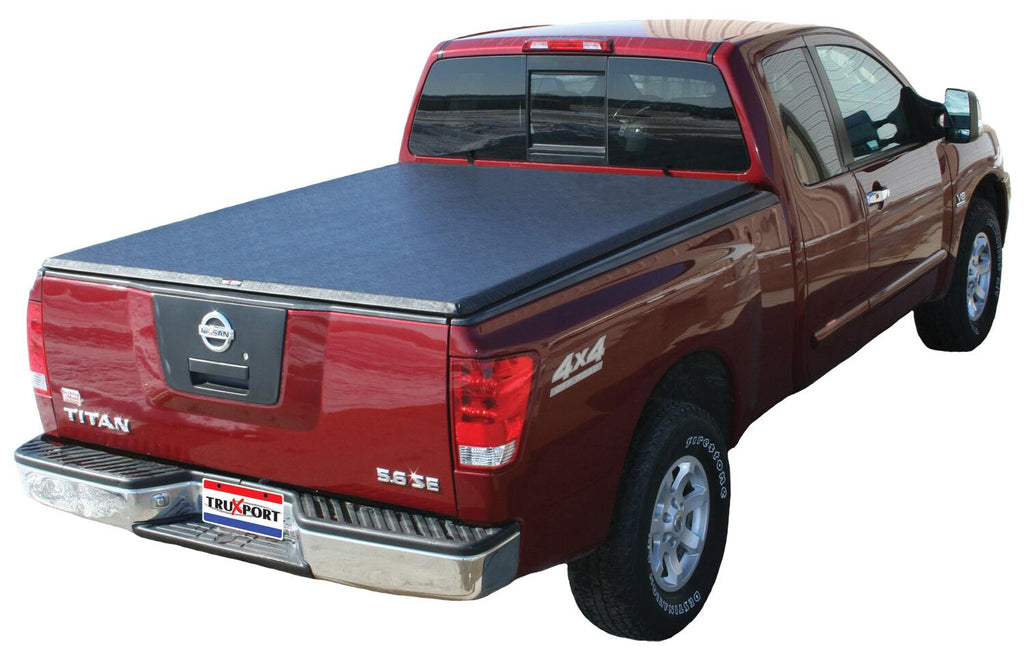 TruXport Tonneau Cover Black 2005-2021 Nissan Frontier 2009-2012 Suzuki Equator 4 Foot 11 Inch Bed Truxedo
