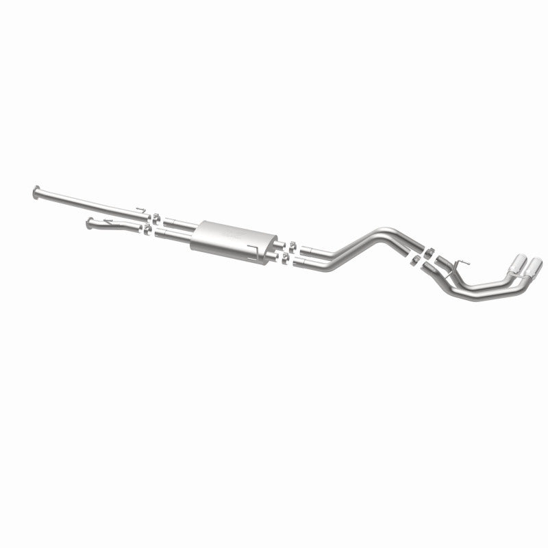 Magnaflow Catback MagnaFlow 14 Toyota Tundra V8 4.6L/5.7L Stainless C/b Exhaust Dual same side pass. rear tire