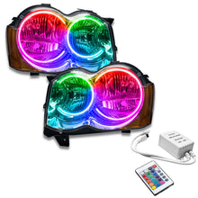 Load image into Gallery viewer, ORACLE Lighting Headlights Oracle 08-10 Jeep Grand Cherokee SMD HL (Non-HID) - ColorSHIFT w/ Simple Controller SEE WARRANTY