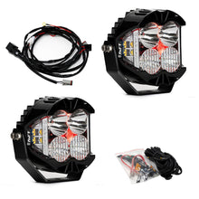 Load image into Gallery viewer, LP4 Pro LED Auxiliary Light Pod Pair Light Pattern Driving/Combo Red Backlight Baja Designs