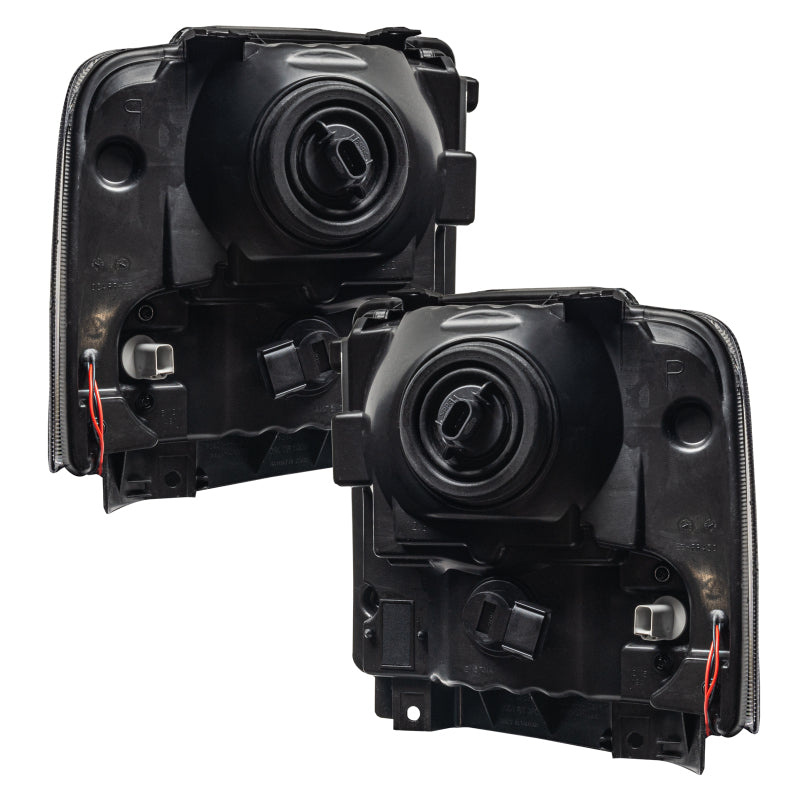 ORACLE Lighting Headlights Oracle 05-07 Ford F-250/350 SMD HL - Black - ColorSHIFT w/ Simple Controller SEE WARRANTY