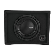 Load image into Gallery viewer, DFPU Under Seat 10” Shallow Subwoofer Enclosure | Sealed, Loaded, 600W RMS @ 2 Ohm