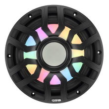 Load image into Gallery viewer, 10” Marine Subwoofer with Hybrid Magnet Motor, Removable Grille and Digital LED Lights - 500W RMS 4-Ohm