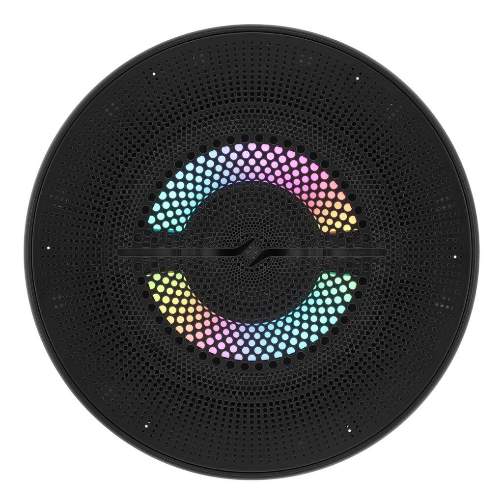Luxury 6.5” 2-Way Marine Coaxial Speaker with Digital LED Lights and Flush Magnetic Mount Grille | 150W RMS 4-Ohm
