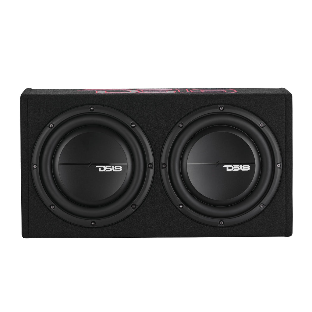 Loaded 10” Subwoofer + Passive Radiator Enclosure for Pickup Trucks