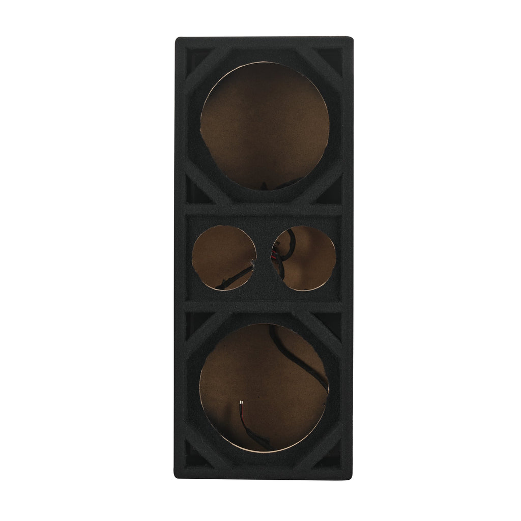 Dual 8” + Dual 4” Tweeter Ported Voceteo Empty Enclosure | Speakon-Ready