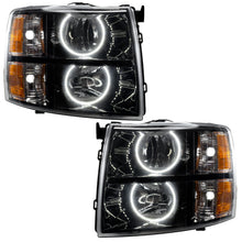 Load image into Gallery viewer, ORACLE Lighting Headlights Oracle 07-13 Chevrolet Silverado SMD HL - Black - Round Style - White SEE WARRANTY