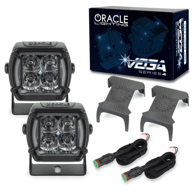 ORACLE Lighting Light Bars & Cubes ORACLE Lighting Vega Series 4 LED Light Pod Spotlights SEE WARRANTY