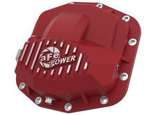 Load image into Gallery viewer, aFe Diff Covers aFe Power Pro Series Front Differential Cover Red w/Machined Fins 18-19 Jeep JL (Dana M210)