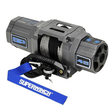 Load image into Gallery viewer, Superwinch 4500 LBS 12V DC 1/4in x 40ft Synthetic Rope Hawse Fairlead SP 45SR Winch