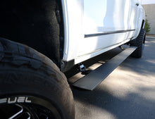 Load image into Gallery viewer, Go Rhino Running Boards RealTruck 15-19 Chevy Silverado 25/3500HD CC Dsl 4dr VoltStep Electric Running Board Kit - Tex. Blk