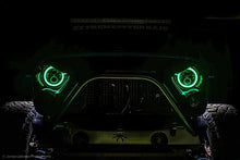 Load image into Gallery viewer, ORACLE Lighting Headlights Oracle 7in High Powered LED Headlights - Black Bezel - Dynamic - Dynamic SEE WARRANTY