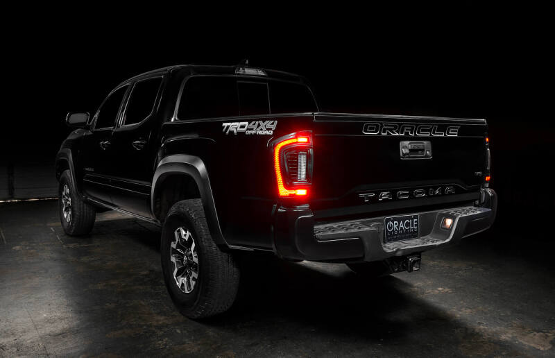 ORACLE Lighting Tail Lights Oracle Lighting 2016-2023 Gen 3 Toyota Tacoma Flush Style LED Tail Lights SEE WARRANTY